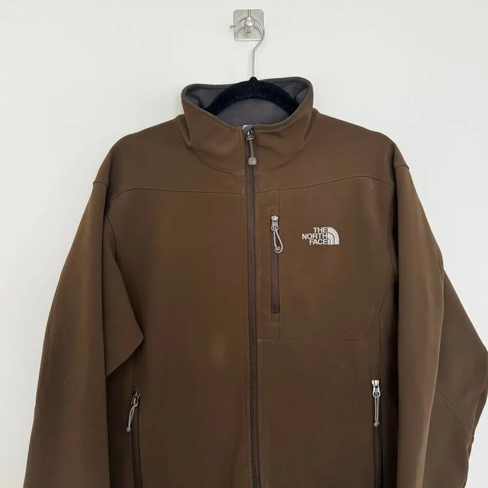 The North Face Apex Bionic Jacket in Chocolate Brown